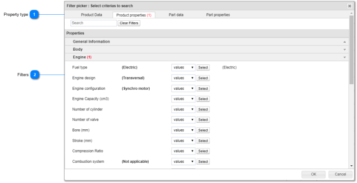 Property Filter Picker