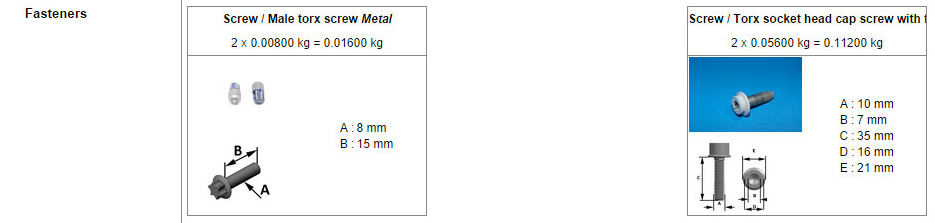 5. Part Fasteners