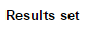 12. Result criteria / Output profile